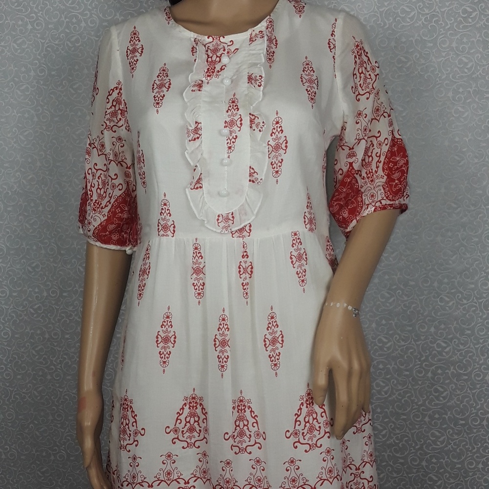 Forever Dress Red and White